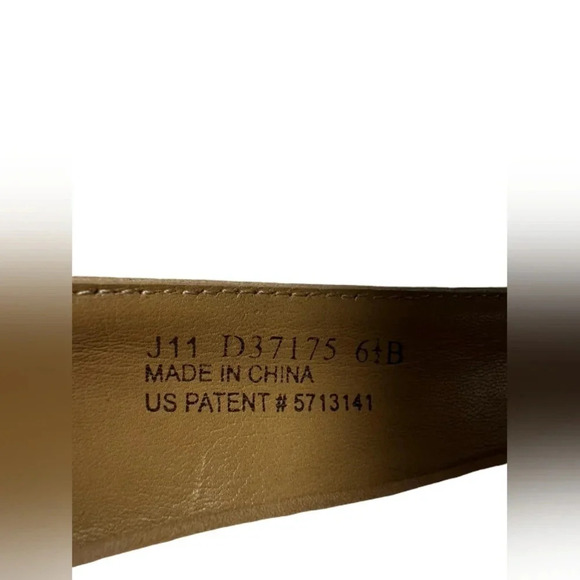 Cole Haan Nike Collaboration Tan Leather Espadrilles Open Toe Shoes Size 6.5B - Picture 8 of 8